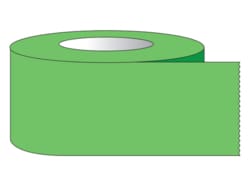 Research Products International Corp RPI Color Coded Multi-Purpose Laboratory Tape, 3 Inch Core, 3/4 Inch Wide, 2,160 Inches per Roll, Green
