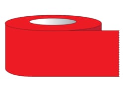Research Products International Corp RPI Color Coded Multi-Purpose Laboratory Tape, 3 Inch Core, 3/4 Inch Wide, 2,160 Inches per Roll, Red