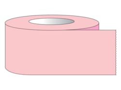 Research Products International Corp RPI Color Coded Multi-Purpose Laboratory Tape, 3 Inch Core, 3/4 Inch Wide, 2,160 Inches per Roll, Pink