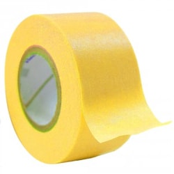 Research Products International Corp Time Tape, Yellow, 3 Inch Core, 1 Inch Wide, 2160 Inch Roll, 6 Rolls per Case