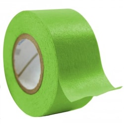 Research Products International Corp Time Tape, Green, 1 Inch Core, 1 Inch Wide, 500 Inch Roll, 6 Rolls per Case