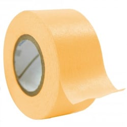 Research Products International Corp Time Tape, Tan, 1 Inch Core, 1 Inch Wide, 500 Inch Roll, 6 Rolls per Case