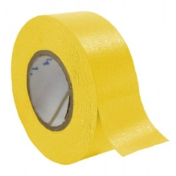 Research Products International Corp Time Tape, Yellow, 1 Inch Core, 3/4 Inch Wide, 500 Inch Roll, 6 Rolls per Case