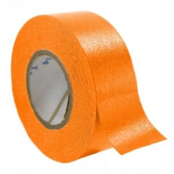 Research Products International Corp Time Tape, Orange, 1 Inch Core, 3/4 Inch Wide, 500 Inch Roll, 6 Rolls per Case