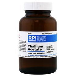 Research Products International Corp Thallium Acetate 50 G, Quantity: Each