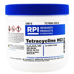 Research Products International Corp Tetracycline Hydrochloride, 100 Grams,