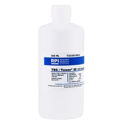 Research Products International Corp TBS / Tween 20 10X Solution, 500 Milliliters,