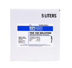 Research Products International Corp&nbsp;TGS 10X Solution [TRIS-Glycine-SDS Buffer 10X Solution], 5 Liters