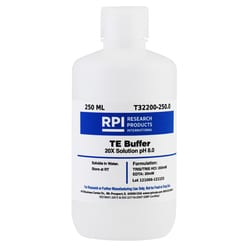Research Products International Corp&nbsp;TE Buffer 20X Solution pH 8.0, 250 Milliliters