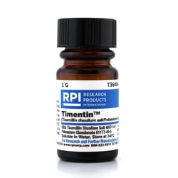 Research Products International Corp Timentin [Ticarcillin Disodium Salt/Potassium