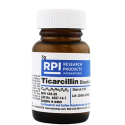 Research Products International Corp Ticarcillin Disodium Salt, 5 Grams,