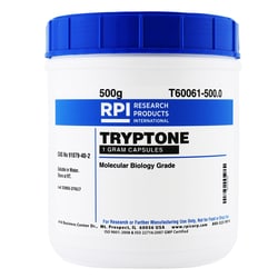 Research Products International Corp Tryptone, 1 Gram Capsules, 500 Grams