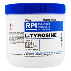 Research Products International Corp L-TYROSINE, 100 GRAM, Quantity: Each