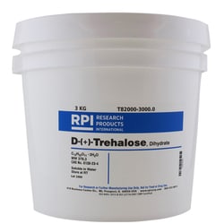 Research Products International Corp D-(+)-Trehalose Dihydrate, 3 Kilograms,