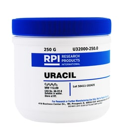 Research Products International Corp URACIL, 250 GRAMS, Quantity: Each