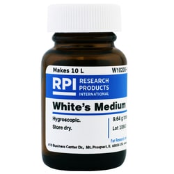 Research Products International Corp&nbsp;White's Medium, 9.6 Grams of Powder, Makes 10 Liters of Solution