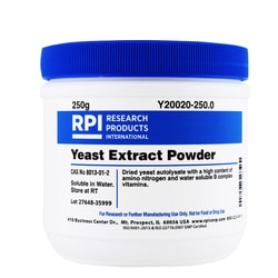 Research Products International Corp Yeast Extract, Powder, 250 Grams,