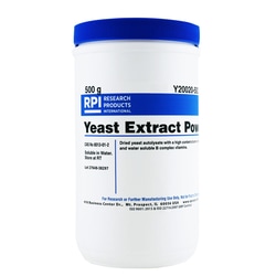 Research Products International Corp Yeast Extract, Powder, 500 Grams,
