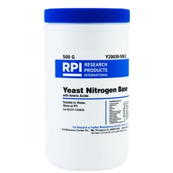 Research Products International Corp&nbsp;Yeast Nitrogen Base with Amino Acids, 500 Grams