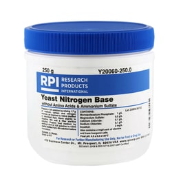 Research Products International Corp&nbsp;Yeast Nitrogen Base without Amino Acids and Ammonium Sulfate, 250 Grams