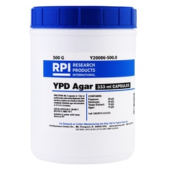 Research Products International Corp&nbsp;YPD Agar, 333ml Capsules, 500 Grams