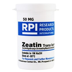 Research Products International Corp Zeatin, Trans Isomer [6-(4-Hydroxy-3-methylbut-2-enylamino)purine)], 50 Milligrams