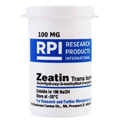 Research Products International Corp&nbsp;Zeatin, Trans Isomer [6-(4-Hydroxy-3-methylbut-2-enylamino)purine)], 100 Milligrams