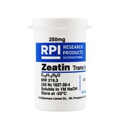 Research Products International Corp Zeatin, Trans Isomer [6-(4-Hydroxy-3-methylbut-2-enylamino)purine)], 250 Milligrams
