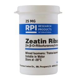Research Products International Corp&nbsp;Zeatin Riboside [9-(B-D-Ribofuranosyl)-Trans-Zeatin], 25 Milligrams