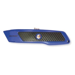 Grainger Safety Utility Knife, Textured Grip, Automatic Retracting Blade,
