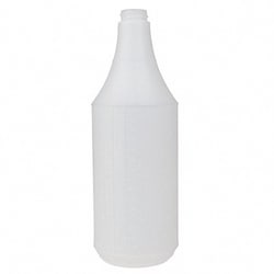 Grainger Clear Plastic Graduated Bottle, 32 oz, 3/pack