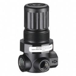 Grainger 1/4 in General Purpose Air Regulator , 15 cfm Max. Flow - Regulators