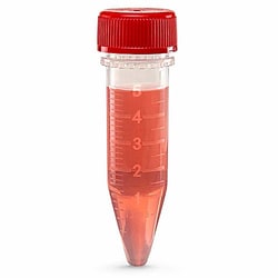 Thomas Scientific&nbsp;Diamond Midi Centrifuge Tube, 5.0mL, PP, Assembled Blue Screw Cap, Graduated, STERILE, 20/Bag, 10 Bags/Unit, 200 box