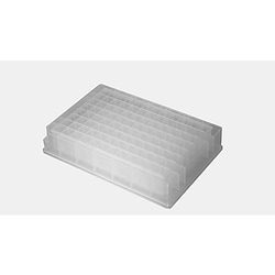 Thomas Scientific 1.2mL 96-Well Plate, Clear, Square Well, V-Bottom, 100 case