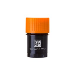 Thomas Scientific FluidX Automation Friendly External Thread Cap, Orange, 24-format, 240/pk