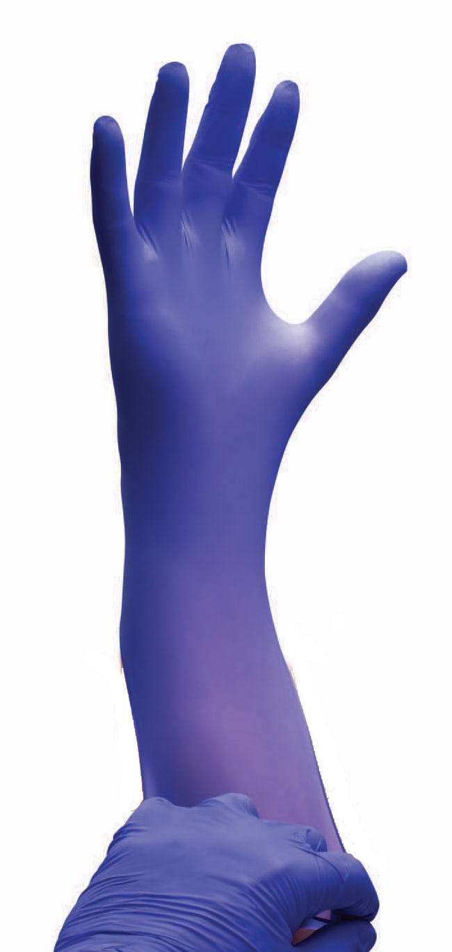 Thomas Scientific Stretchease, Powder Free, Nitrile Exam Gloves, M