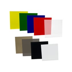 US Plastic Corporation 0.125" (3.2mm) x 12" x 12" White 7328 Acrylic Sheet,