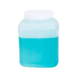 US Plastic Corporation Square Jar; Translucent; Polyethylene, 64oz