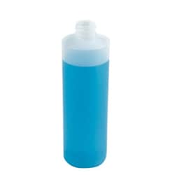 US Plastic Corporation 16 oz. Natural HDPE Cylindrical Sample Bottle with