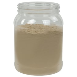 US Plastic Corporation 64 oz. Clear PET Jar with 110/400 Neck