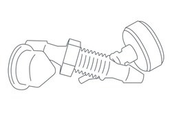 Waters Corp Assembly, Extension Loop, 100uL, Bio;, Quantity: Each of 1