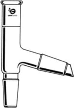Wilmad Labglass Distilling Adapter with 75 Degree Angle Side Arm, Standard Taper 29/42