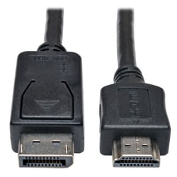 EATON CORP DisplayPort to HDMI Cable Adapter (M/M), 6 ft. (1.83 m), Quantity: