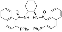 Strem, An Ascensus Company CAS# 174810-09-4. 100mg. (1R,2R)-(+)-1,2-Diaminocyclohexane-N,N'-bis(2-diphenylphosphino-1-naphthoyl),