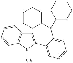 Strem, An Ascensus Company CAS# 1067883-58-2. 100mg. 2-[2-(Dicyclohexylphosphino)phenyl]-1-methyl-1H-indole,