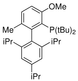 Strem, An Ascensus Company CAS# 1262046-34-3. 500mg. 2-(Di-t-butylphosphino)-3-methoxy-6-methyl-2',4',6'-tri-i-propyl-1,1'-biphenyl,