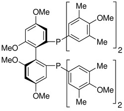 Strem, An Ascensus Company CAS# 1365531-93-6. 100mg. (R)-2,2'-Bis[bis(4-methoxy-3,5-dimethylphenyl)phosphino]-4,4',6,6'-tetramethoxy)-1,1'-biphenyl,