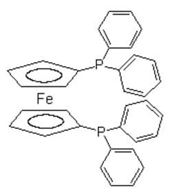Strem, An Ascensus Company CAS# 12150-46-8. 1g. 1,1'-Bis(diphenylphosphino)ferrocene,