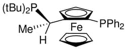 Strem, An Ascensus Company CAS# 277306-29-3. 100mg. (S)-(+)-1-[(R)-2-(Diphenylphosphino)ferrocenyl]ethyldi-t-butylphosphine,