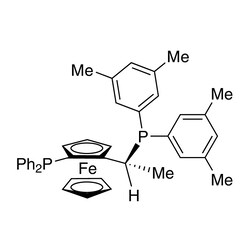 Strem, An Ascensus Company CAS# 184095-69-0. 100mg. (R)-(-)-1-[(S)-2-(Diphenylphosphino)ferrocenyl]ethyldi-3,5-xylylphosphine,